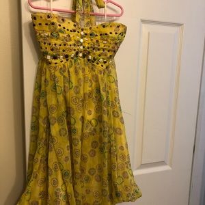 Lulualways junior balloon halter dress